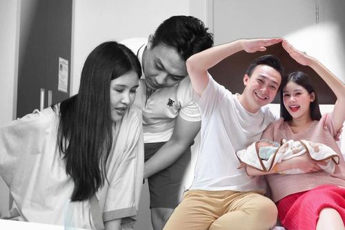 Chồng hoa hậu Ngân Anh chia sẻ quá trình vượt cạn 'đẫm nước mắt' của bà xã