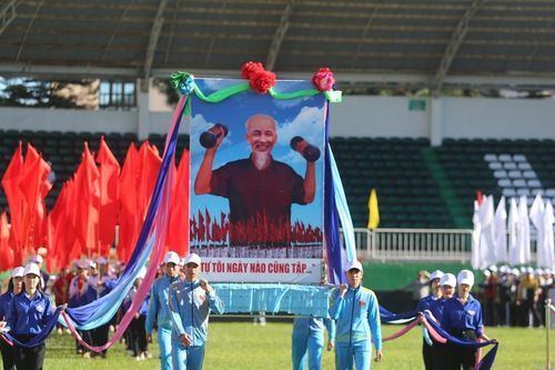 Tổng duyệt lễ khai mạc Hội khỏe Phù đổng tỉnh Gia Lai lần thứ XI năm 2023