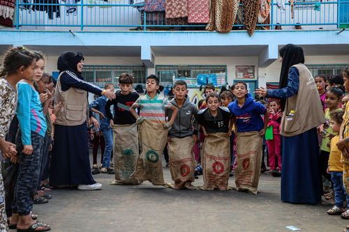 Chương trình hỗ trợ tâm lý cho trẻ em ở dải Gaza