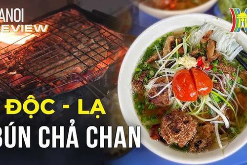 Lạ miệng với món bún chả chan | Hà Nội Reviews | 16/12/2023
