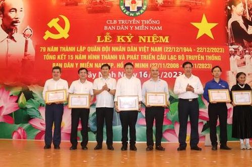 CLB Truyền thống Ban Dân Y miền Nam góp phần làm phong phú thêm giá trị lịch sử của ngành y tế