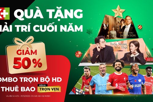 Đại tiệc thể thao giải trí cuối năm trên K+
