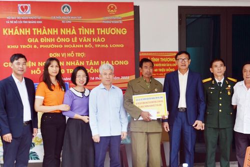 Quảng Ninh: Khánh thành nhà tình thương cho người khuyết tật khó khăn