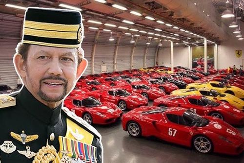 Bộ sưu tập ôtô khủng trị giá cả nghìn tỷ đồng của quốc vương Brunei