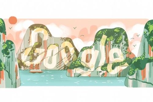 Vịnh Hạ Long được Google Doodle vinh danh