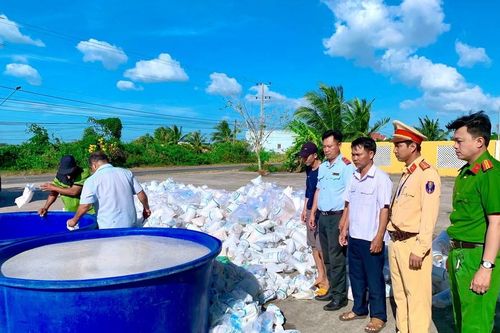Bạc Liêu: Tiêu hủy hơn 2,7 triệu con tôm giống không có giấy chứng nhận kiểm dịch