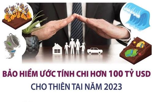 Bảo hiểm ước tính chi hơn 100 tỷ USD cho thiên tai năm 2023