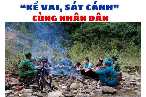 'Kề vai, sát cánh' cùng nhân dân