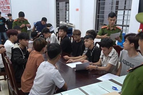 14 thanh, thiếu niên hẹn nhau giải quyết mâu thuẫn đã bị khởi tố