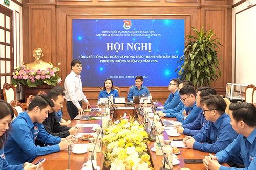 Đoàn Khối hoạt động sản xuất công nghiệp, xây dựng tổng kết công tác năm 2023