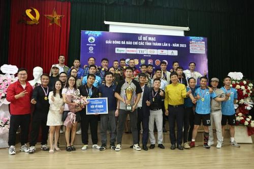 CLB Báo chí Hà Tây lần thứ 4 vô địch Giải bóng đá Báo chí các tỉnh thành năm 2023
