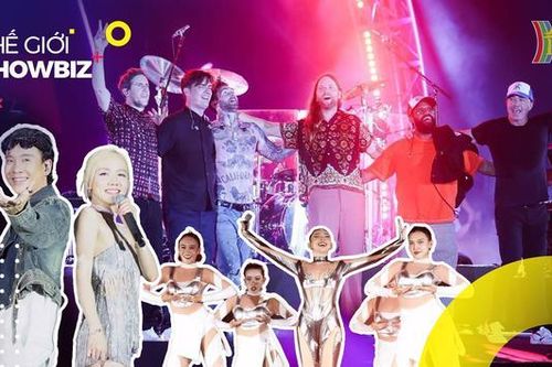 Maroon 5 'đốt cháy' sân khấu cùng nghệ sĩ Việt | Thế giới Showbiz | 17/12/2023