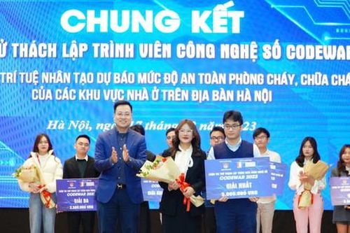 Team 4-to-Five đoạt giải Nhất cuộc thi dự báo an toàn phòng cháy, chữa cháy