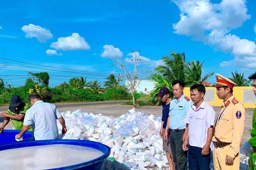 Tiêu hủy hơn 2,7 triệu con tôm giống không qua kiểm dịch