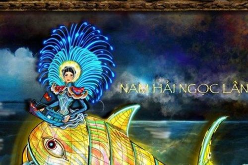 Lẩu Cù Lao, Mắm Ba Khía xuất hiện trong thiết kế dự thi Trang phục Văn hóa dân tộc