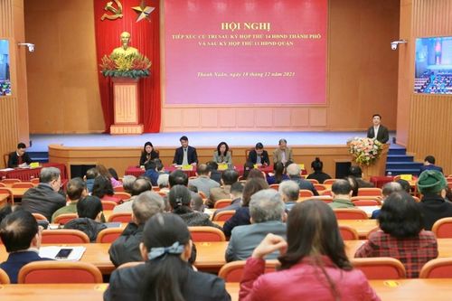 Cử tri quận Thanh Xuân đề nghị đẩy nhanh kiểm định các nhà chung cư cũ