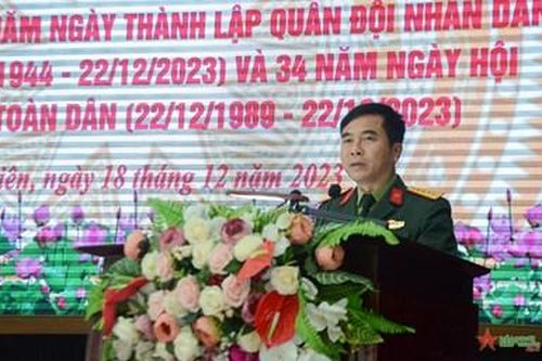 Gặp mặt cán bộ quân đội nghỉ hưu, nghỉ công tác trên địa bàn Điện Biên, Sơn La