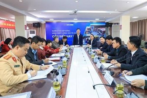 Tăng cường quản lý xe hợp đồng phù hợp yêu cầu thực tiễn