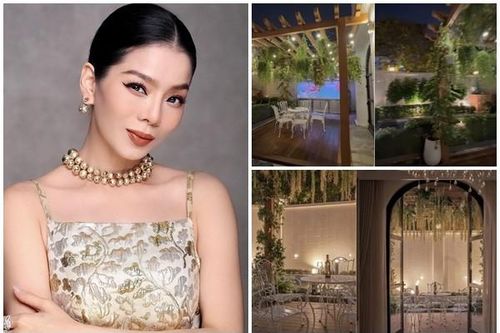 Cận cảnh khu vườn cực 'chill' trong biệt thự 600m2 của Lệ Quyên