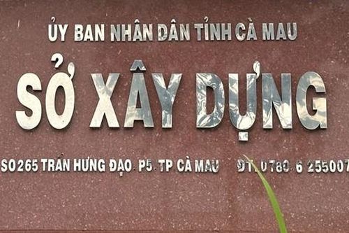 Cà Mau: Thanh tra công tác quy hoạch, phát hiện nhiều thiếu sót của Sở Xây dựng