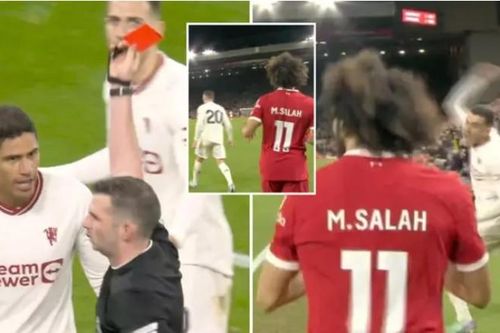 Trọng tài bị phản ứng vì đuổi Diogo Dalot của MU trên sân Anfield