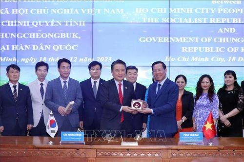 TP Hồ Chí Minh và tỉnh Chungcheongbuk (Hàn Quốc) hợp tác cùng phát triển