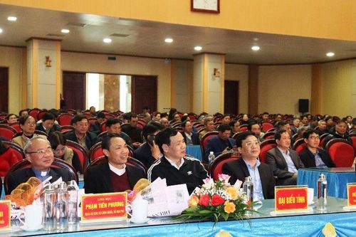 Huyện Nga Sơn gặp mặt chức sắc Công giáo nhân dịp Giáng sinh năm 2023
