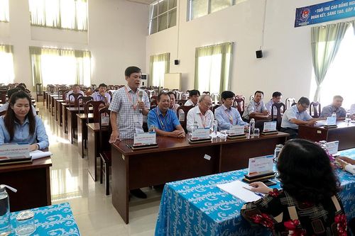 Trường Cao đẳng Nghề An Giang tiếp đoàn đánh giá ngoài đối với 2 chương trình đào tạo