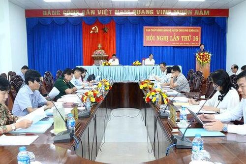 Hội nghị lần thứ 16, Ban Chấp hành Đảng bộ huyện Châu Phú khóa XII