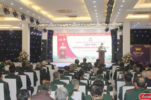 Gặp mặt cán bộ cao cấp quân đội nghỉ hưu, nghỉ công tác trên địa bàn