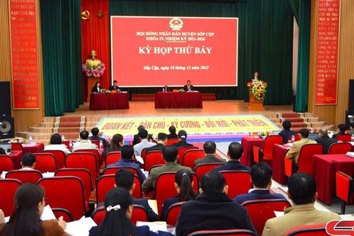 Kỳ họp thứ bảy, HĐND huyện Sốp Cộp khóa IV