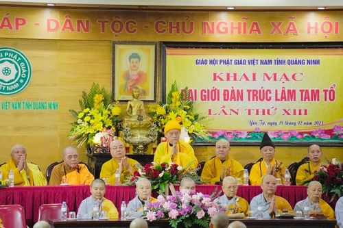 Quảng Ninh: Khai mạc và truyền giới cho giới tử Đại giới đàn Trúc Lâm Tam Tổ lần thứ XIII