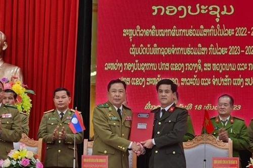 Tiếp tục đẩy mạnh đảm bảo ANTT vùng biên giới giữa Quảng Trị và 3 tỉnh của nước bạn Lào