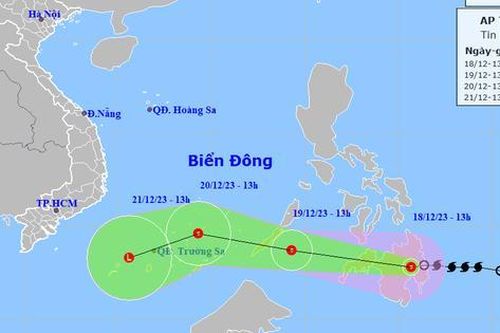 Tin mới nhất về áp thấp nhiệt đới gần Biển Đông