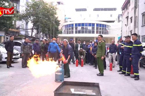 Hơn 2000 bảo vệ dân phố, dân phòng được củng cố kiến thức về chữa cháy, cứu nạn cứu hộ