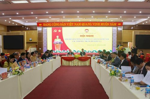 Phó Chủ tịch Hoàng Công Thủy chủ trì Hội nghị Cụm thi đua Ủy ban MTTQ Việt Nam các tỉnh Bắc Trung bộ