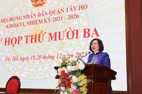 Tây Hồ chi đầu tư xây dựng đạt 415% kế hoạch thành phố giao