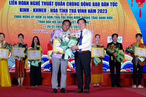 Trà Vinh: Bế mạc Liên hoan nghệ thuật quần chúng dân tộc Kinh, Khmer, Hoa