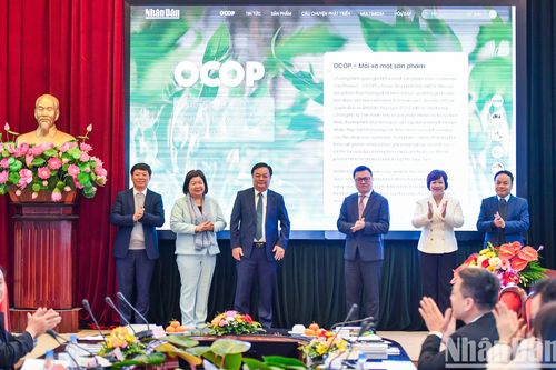Lễ ra mắt chuyên trang Mỗi xã một sản phẩm - OCOP trên Báo Nhân Dân