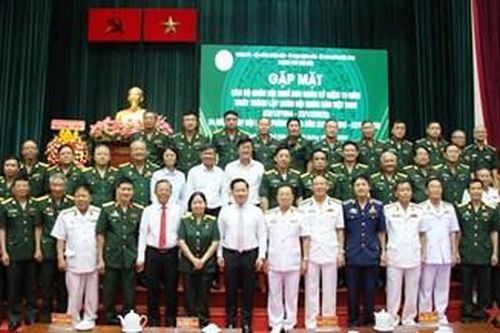 Thành phố Thủ Đức gặp mặt cán bộ quân đội nghỉ hưu trên địa bàn