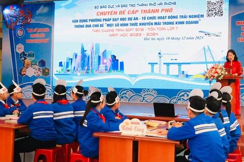 Học trò hào hứng áp dụng kiến thức môn Toán vào trải nghiệm thực tế