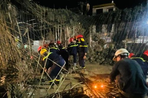 Sập giàn giáo ở Thanh Hóa khiến một người tử vong