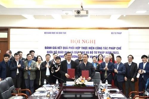 Bộ Tư pháp - Bộ Giáo dục & Đào tạo: Nâng cao hiệu quả công tác phối hợp pháp chế
