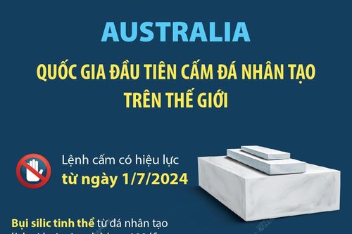Australia - quốc gia đầu tiên cấm đá nhân tạo trên thế giới