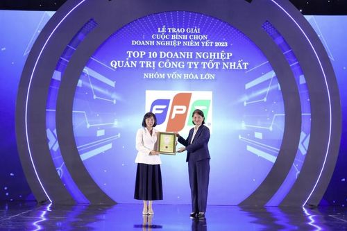 FPT tiếp tục có tên trong Top 10 công ty quản trị tốt nhất nhóm vốn hóa lớn