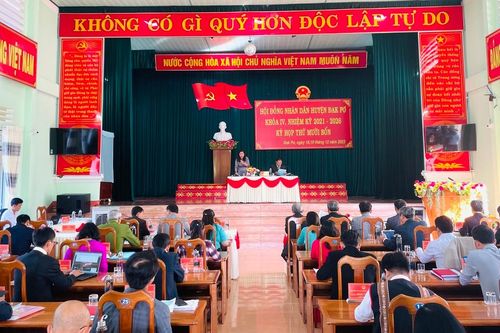 HĐND huyện Kbang và Đak Pơ thông qua 26 nghị quyết quan trọng