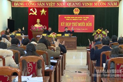 HĐND huyện Lộc Bình tổ chức kỳ họp thứ 14, nhiệm kỳ 2021 – 2026