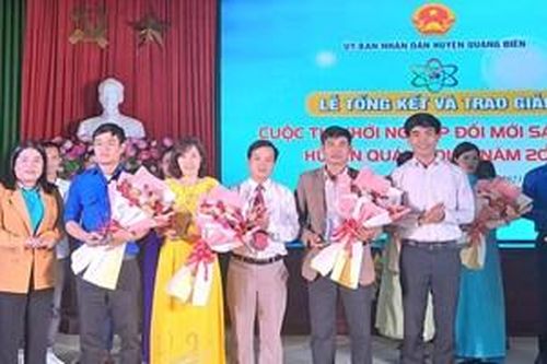 Quảng Điền trao giải cuộc thi Khởi nghiệp đổi mới sáng tạo năm 2023