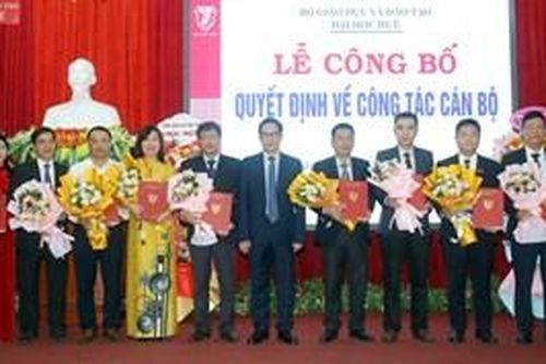 Đại học Huế điều chuyển và bổ nhiệm một số vị trí lãnh đạo