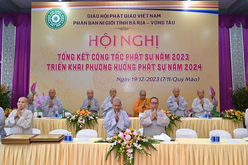 BR-VT: Phân ban Ni giới tỉnh tổ chức hội nghị tổng kết hoạt động Phật sự năm 2023